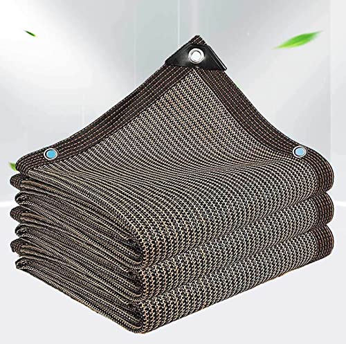 AuMarndi Sonnenschutz für den Außenbereich, Wärmedämmung, reißfest, 90 % Netzstoff, für Pflanzen, Gewächshäuser, Terrassen, Braun, 6 x 7 m AuMarndi Sonnenschutz für den Außenbereich, Wärmedämmung, reißfest, 90 % Netzstoff, für Pflanzen, Gewächshäuser, Terrassen, Braun, 6 x 7 m von AuMarndi