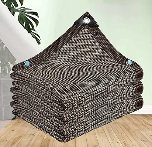 AuMarndi Sonnenschutzdach für Garten, Pergola, 3 x 4 m, multifunktional, rechteckig, Netzstoff, atmungsaktiv, für Gewächshäuser, Innenhöfe und Blumenpflanzen, Braun, 4 x 8 m AuMarndi Sonnenschutzdach für Garten, Pergola, 3 x 4 m, multifunktional, rechteckig, Netzstoff, atmungsaktiv, für Gewächshäuser, Innenhöfe und Blumenpflanzen, Braun, 4 x 8 m von AuMarndi