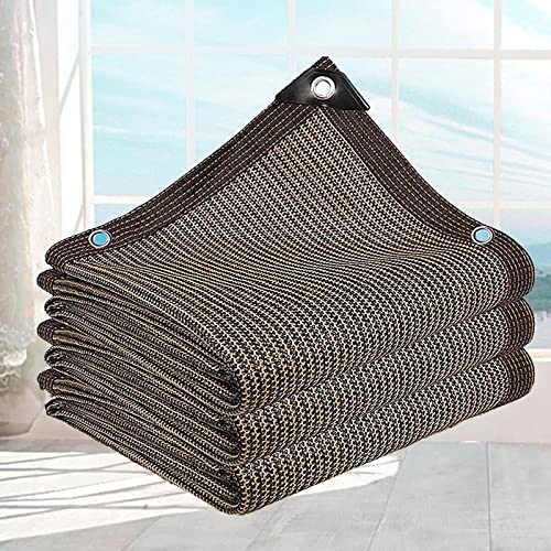 AuMarndi Sonnensegel aus atmungsaktivem Netzstoff, Sichtschutz für Pflanzen, Gewächshäuser, Terrassen, Braun, 5 x 7 m AuMarndi Sonnensegel aus atmungsaktivem Netzstoff, Sichtschutz für Pflanzen, Gewächshäuser, Terrassen, Braun, 5 x 7 m von AuMarndi
