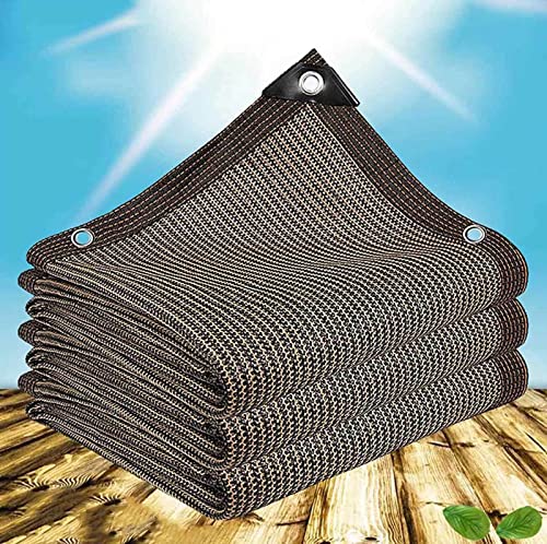 AuMarndi Sonnensegel für Garten, 90 % atmungsaktiv, Netzstoff, Schattensegel, Schattennetz, Outdoor-Netz für Garten, Pergola, Pflanze, Balkon, Hof, braun, 5 x 8 m AuMarndi Sonnensegel für Garten, 90 % atmungsaktiv, Netzstoff, Schattensegel, Schattennetz, Outdoor-Netz für Garten, Pergola, Pflanze, Balkon, Hof, braun, 5 x 8 m von AuMarndi