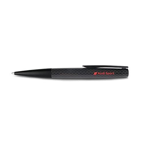 Audi 3222200400 Kugelschreiber Carbon Logo Stift Kuli Ballpoint Pen, mit rotem Audi Sport Schriftzug, schwarz Audi 3222200400 Kugelschreiber Carbon Logo Stift Kuli Ballpoint Pen, mit rotem Audi Sport Schriftzug, schwarz von Audi collection