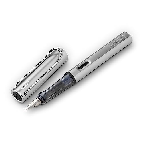 Audi 3222300100 Füllhalter Ringe Logo Stift Füllfederhalter Füller Pen, white silver von Audi collection