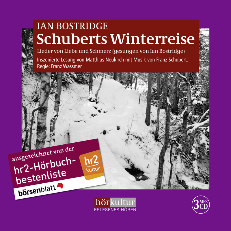 Schuberts Winterreise,1 MP3-CD - Ian Bostridge. (CD) von Hörkultur Medien