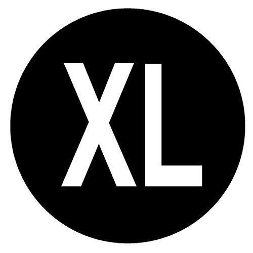 11 Verschiedene Größe Aufkleber To Auswahl Aus - XS, S, M, L, XL, XXL, s/m, m/l, l/XL, Einheitsgröße, Einheitsgröße - 100er Pack Selbstklebeetiketten - Passend Für Kleidung / Kleidungsstück Verpackung - XL - Schwarz 11 Verschiedene Größe Aufkleber To Auswahl Aus - XS, S, M, L, XL, XXL, s/m, m/l, l/XL, Einheitsgröße, Einheitsgröße - 100er Pack Selbstklebeetiketten - Passend Für Kleidung / Kleidungsstück Verpackung - XL - Schwarz von Audioprint Ltd.