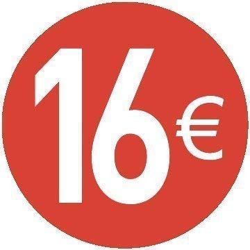 200 Stück - 20mm Euro Preisaufkleber - 20 Verschiedene Preise Zur Wahl Aus - 16 Euro Rot 200 Stück - 20mm Euro Preisaufkleber - 20 Verschiedene Preise Zur Wahl Aus - 16 Euro Rot von Audioprint Ltd.