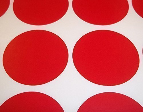 Audioprint Ltd. Pack Of 60 Rund Farbcode Punkte Blanko Preis Aufkleber Klebeetiketten - Rot, 45mm Audioprint Ltd. Pack Of 60 Rund Farbcode Punkte Blanko Preis Aufkleber Klebeetiketten - Rot, 45mm von Audioprint Ltd.