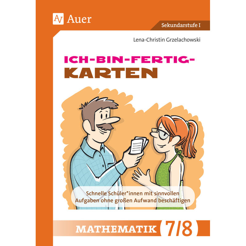 Ich-Bin-Fertig-Karten Mathematik Klassen 7-8 - Lena-Christin Grzelachowski, Box von Auer Verlag in der AAP Lehrerwelt GmbH