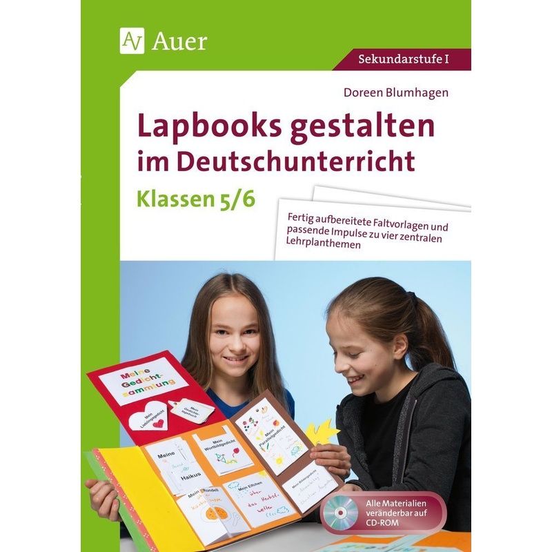Lapbooks gestalten im Deutschunterricht 5-6, m. 1 CD-ROM - Doreen Blumhagen, Kartoniert (TB) von Auer Verlag in der AAP Lehrerwelt GmbH