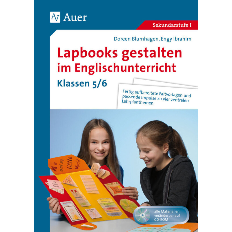 Lapbooks gestalten im Englischunterricht 5-6, m. 1 CD-ROM - Doreen Blumhagen, Ingy Ibrahim, von Auer Verlag in der AAP Lehrerwelt GmbH