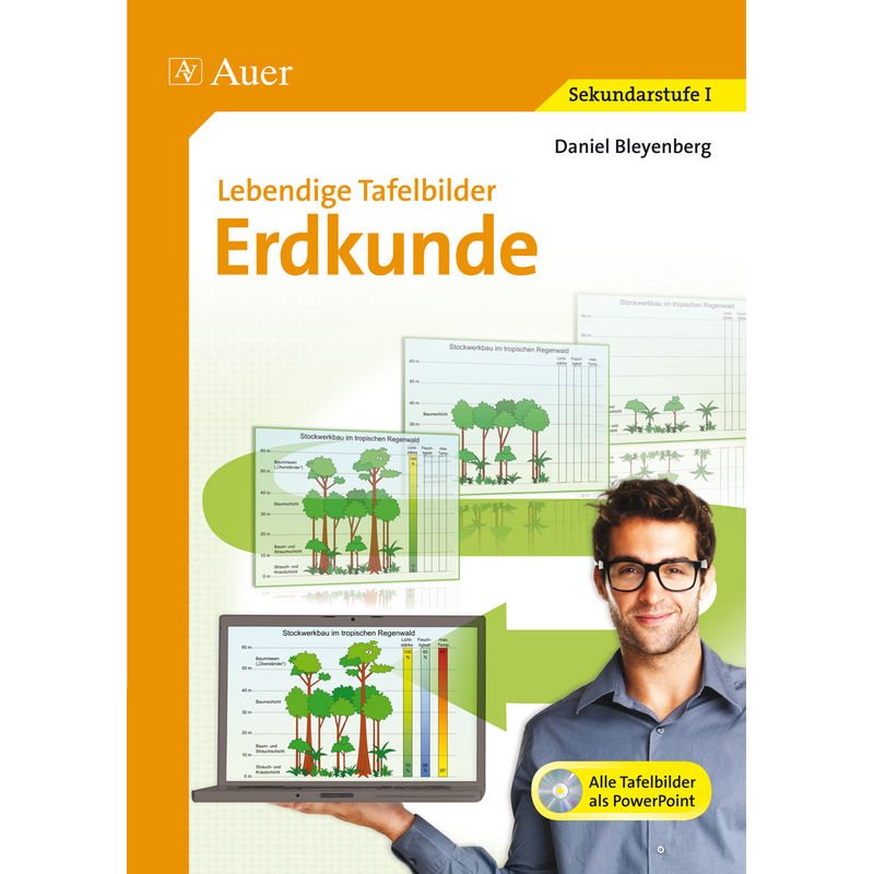 Lebendige Tafelbilder Erdkunde, M. 1 Cd-Rom - Daniel Bleyenberg, Kartoniert (TB) von Auer Verlag in der AAP Lehrerwelt GmbH