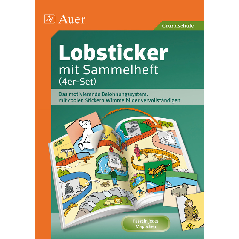 Lobsticker Mit Sammelheft (4Er-Set) von Auer Verlag in der AAP Lehrerwelt GmbH