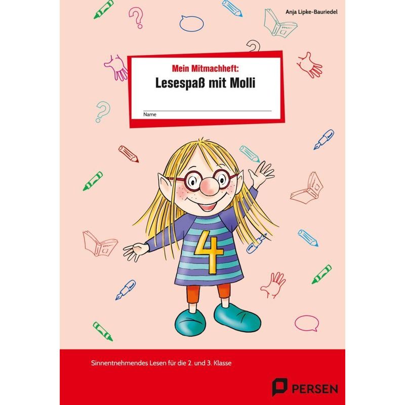 Mein Mitmachheft 4: Lesespaß Mit Molli - Anja Lipke-Bauriedel, Geheftet von Auer Verlag in der AAP Lehrerwelt GmbH