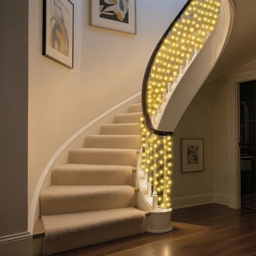 AufuN Solar LED Lichternetz 6x2M, Timer 13 Modi Fernbedienung Wasserdicht Lichterkette Außen Innen Mesh Lichtervorhang für Gartendeko Balkon Hochzeit Weihnachten Innen - Warmweiß AufuN Solar LED Lichternetz 6x2M, Timer 13 Modi Fernbedienung Wasserdicht Lichterkette Außen Innen Mesh Lichtervorhang für Gartendeko Balkon Hochzeit Weihnachten Innen - Warmweiß von AufuN