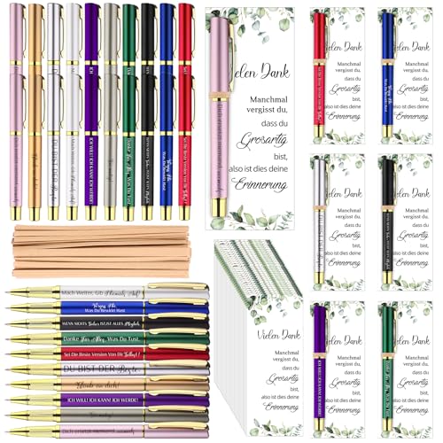 30 Set Inspirierendes Geschenk für Kollegen Inspirierende Glücksstift Kugelschreiber Geschenke Motivation Stifte mit Lesezeichen Kleine Abschiedsgeschenk Dankeschön Geschenke für Büro Lehrer Team 30 Set Inspirierendes Geschenk für Kollegen Inspirierende Glücksstift Kugelschreiber Geschenke Motivation Stifte mit Lesezeichen Kleine Abschiedsgeschenk Dankeschön Geschenke für Büro Lehrer Team von Augenstern