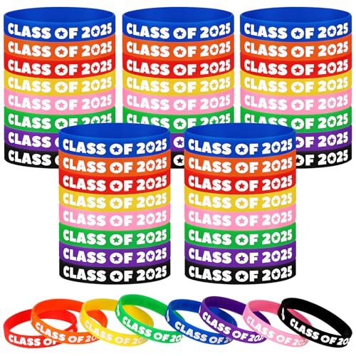 40 Stück Armbänder Klasse 2025, Geschenk zum Schulende, Kindergarten, Vorschule, Gummi-Armbänder, Vorschulabschluss, Geschenke für Schüler von Lehrern, Vorschule, Absolventen, Schulabschluss 40 Stück Armbänder Klasse 2025, Geschenk zum Schulende, Kindergarten, Vorschule, Gummi-Armbänder, Vorschulabschluss, Geschenke für Schüler von Lehrern, Vorschule, Absolventen, Schulabschluss von Augenstern