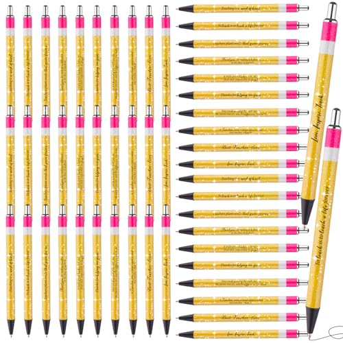 50 Stück Kugelschreiber für Abschlusslehrer, inspirierende Kugelschreiber, motivierende Glitzerstifte, Dankeschön-Geschenke für Kollegen, Mitarbeiter, Büro, Gastgeschenk, Schulbedarf 50 Stück Kugelschreiber für Abschlusslehrer, inspirierende Kugelschreiber, motivierende Glitzerstifte, Dankeschön-Geschenke für Kollegen, Mitarbeiter, Büro, Gastgeschenk, Schulbedarf von Augenstern