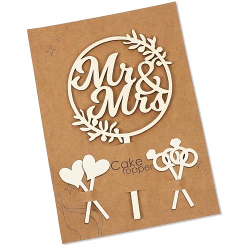 5 Stück Mr & Mrs Cake Topper,Tortendeko Hochzeit,Tortentopper Hochzeitstorte,Hochzeitstorten Deko für Hochzeit Jubiläum Verlobung Antrag 5 Stück Mr & Mrs Cake Topper,Tortendeko Hochzeit,Tortentopper Hochzeitstorte,Hochzeitstorten Deko für Hochzeit Jubiläum Verlobung Antrag von Augesak