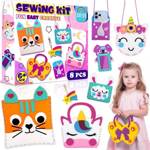 Nähset Kinder,Filz Nähen Kits,Bastelsachen für Mädchen,DIY Art Craft kreativ Bastelset Mädchen,Bastelset Kinder Ab 6+ Jahre,Nähset mit Stoff und Anleitung Nähset Kinder,Filz Nähen Kits,Bastelsachen für Mädchen,DIY Art Craft kreativ Bastelset Mädchen,Bastelset Kinder Ab 6+ Jahre,Nähset mit Stoff und Anleitung von Augesak