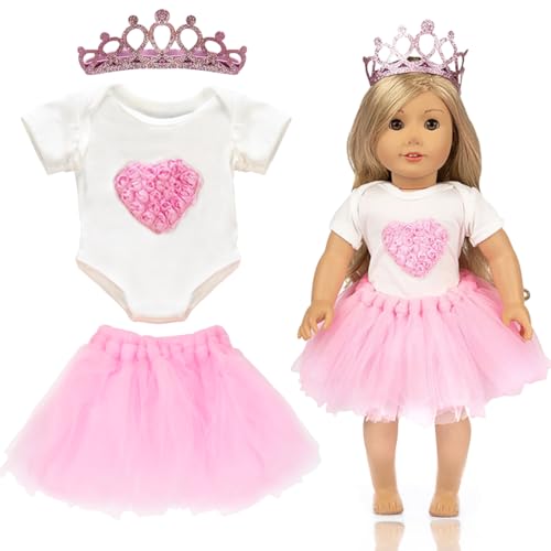 Puppenkleidung, Kleidung New Baby, Kleidung Outfits für Baby Puppen, Puppenzubehör mit Headband, Kurze Ärmel und Sprudelröcke, Puppenkleider, Puppe Kleidung, Geschenke für Mädchen Jungen Puppenkleidung, Kleidung New Baby, Kleidung Outfits für Baby Puppen, Puppenzubehör mit Headband, Kurze Ärmel und Sprudelröcke, Puppenkleider, Puppe Kleidung, Geschenke für Mädchen Jungen von Augesak