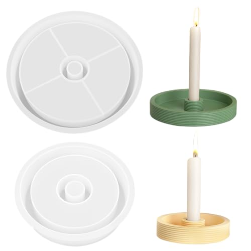 Silikonformen Gießformen Kerzenhalter, 2 Stück Silikon Formen zum Gießen, Gießformen Silikon Kerzenständer, Rayher Silikon Gießform Kerzenhalter, Silikonform Kerzenhalter für Stabkerzen und Teelichter Silikonformen Gießformen Kerzenhalter, 2 Stück Silikon Formen zum Gießen, Gießformen Silikon Kerzenständer, Rayher Silikon Gießform Kerzenhalter, Silikonform Kerzenhalter für Stabkerzen und Teelichter von Augesak