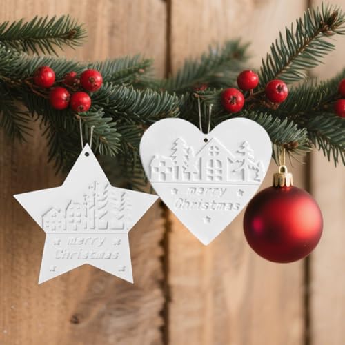Silikonformen Gießformen Weihnachten,DIY Silikonform Weihnachten Anhänger Set,Stern Gießform,Herz Gießformen Anhänger,Weihnachtsdeko Silikonform Gießform Silikonformen Gießformen Weihnachten,DIY Silikonform Weihnachten Anhänger Set,Stern Gießform,Herz Gießformen Anhänger,Weihnachtsdeko Silikonform Gießform von Augesak