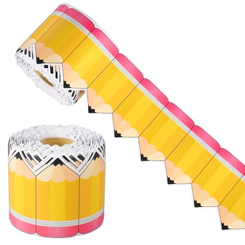 21 m Bleistift-Pinnwand, Bordüre, Schulanfang, Bordüre, Bleistiftpapierausschnitte, Klassenzimmer, Pinnwand, Stanzform, für Klassenzimmer, Schule, Pinnwand, Wandtafel, Dekoration 21 m Bleistift-Pinnwand, Bordüre, Schulanfang, Bordüre, Bleistiftpapierausschnitte, Klassenzimmer, Pinnwand, Stanzform, für Klassenzimmer, Schule, Pinnwand, Wandtafel, Dekoration von Augisteen