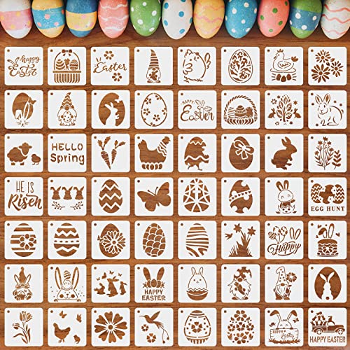 Augshy Schablonen Ostern, 56 Stück Plätzchen Deko Backen Ostern 7.6 CM Feiertags Schablonen Oster Malschablonen Set für Scrapbooking Zeichnen Wand Boden Dekor DIY Steinmalerei Kunstprojekte Augshy Schablonen Ostern, 56 Stück Plätzchen Deko Backen Ostern 7.6 CM Feiertags Schablonen Oster Malschablonen Set für Scrapbooking Zeichnen Wand Boden Dekor DIY Steinmalerei Kunstprojekte von Augshy
