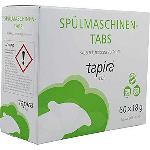 Tapira Spülmaschinentabs mit Kalk- blocker und Glasschutz (ehem. Zack) von August