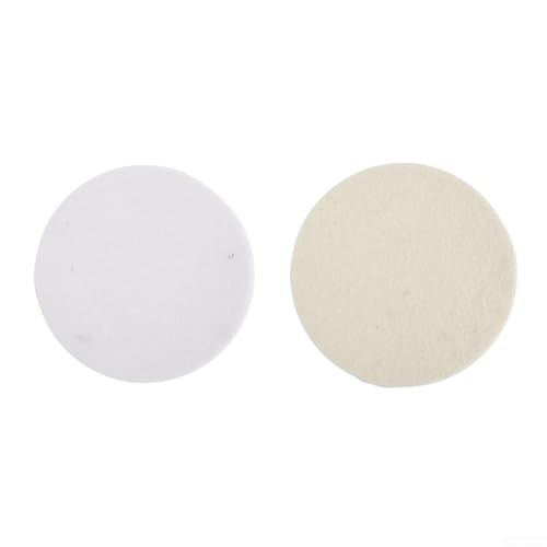 Set mit 2 Wollfilz-Polierpads, perfekt für Auto-, Glas- und Möbelkratzer-Reparatur (7,6 cm) von AugustknowU