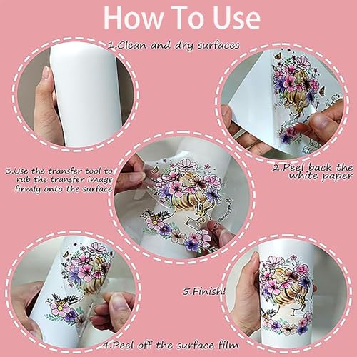 Augweyang UV-DTF-Glasbecher-Aufkleber, 20 Blatt, niedlich, Cartoon, transparente Folie, Anime, wasserdicht, zum Aufreiben, Aufkleber für 473 ml Glasbecher, Möbel, Holz, DIY, Handwerk, Vintage Augweyang UV-DTF-Glasbecher-Aufkleber, 20 Blatt, niedlich, Cartoon, transparente Folie, Anime, wasserdicht, zum Aufreiben, Aufkleber für 473 ml Glasbecher, Möbel, Holz, DIY, Handwerk, Vintage von Augweyang