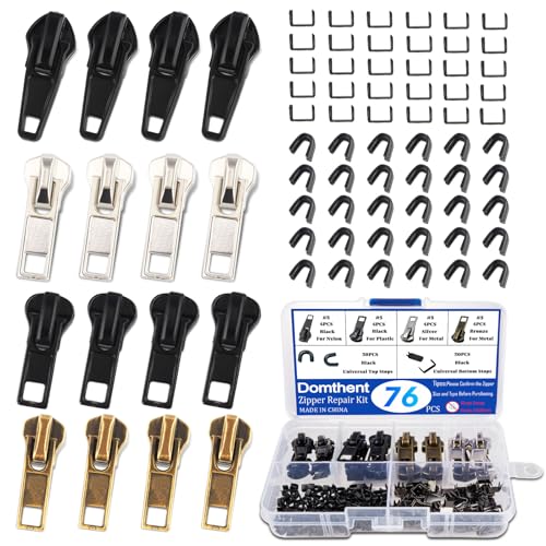 Auiremrti 76 Teiliges Reißverschluss Reparatur Set,#5 Reißverschluss-Ersatz,PP-Box-Verpackung Zipper Reparaturset,Zum Jacken,Mänteln,Stiefeln Zipper Ersatz Auiremrti 76 Teiliges Reißverschluss Reparatur Set,#5 Reißverschluss-Ersatz,PP-Box-Verpackung Zipper Reparaturset,Zum Jacken,Mänteln,Stiefeln Zipper Ersatz von Auiremrti