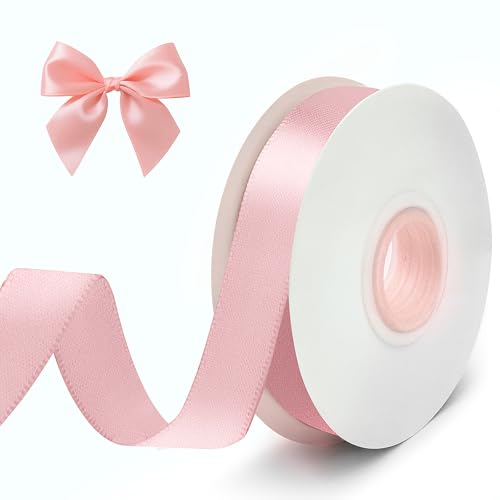 Geschenkband 20mm, 22M, Satinband, Ballonband, Stoff, dicke Bänder zum Basteln, Geburtstag, Muttertag, Vatertag, Weihnachten, Valentinstag, Hochzeit, Party, Verlobung von Aujzoo