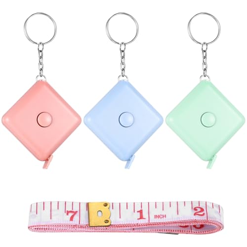 3er-Pack 150 cm automatisches einziehbares Maßband mit, Tragbares Maßband. und 150cm Weiches Maßband, hochpräzise Messung, Measuring Tape zum Messen von Länge, Brust, Taille usw, 3er-Pack 150 cm automatisches einziehbares Maßband mit, Tragbares Maßband. und 150cm Weiches Maßband, hochpräzise Messung, Measuring Tape zum Messen von Länge, Brust, Taille usw, von Auktransceler