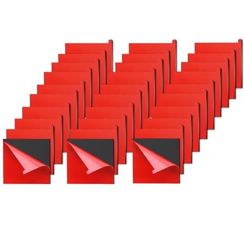 Doppelseitiges Klebeband Extra Stark, 30 Stücke Schwarze Schaumstoff Klebepads, 40x40mm Montagepads Wasserdicht Haftkleber für Spiegel, Wand, Auto, Dashcam, GoPro, Parkuhr, Home & Office Doppelseitiges Klebeband Extra Stark, 30 Stücke Schwarze Schaumstoff Klebepads, 40x40mm Montagepads Wasserdicht Haftkleber für Spiegel, Wand, Auto, Dashcam, GoPro, Parkuhr, Home & Office von Auktransceler