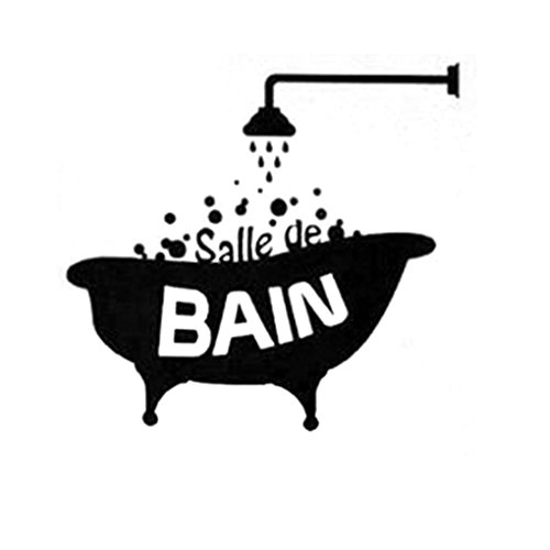 Aulley Badewanne, Badewanne, PVC, Tür, selbstklebend, wasserdicht, Wandaufkleber, Dekoration Aulley Badewanne, Badewanne, PVC, Tür, selbstklebend, wasserdicht, Wandaufkleber, Dekoration von Aulley