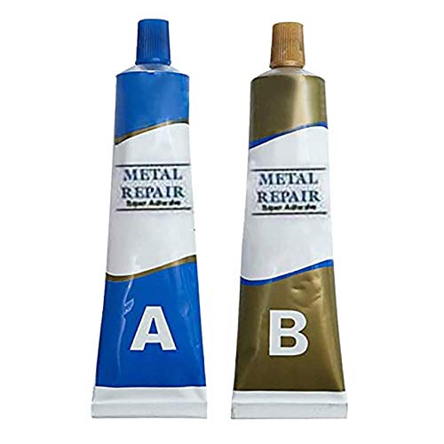 Industrielle Hitzebeständigkeit Kaltschweißmaterialien Metall Reparatur Paste, Magischer Schweißkleber für Metall Gusseisen, Permanent Metall Reparatur Paste Set, Metall Reparatur Gel - 100g (2 Set) Industrielle Hitzebeständigkeit Kaltschweißmaterialien Metall Reparatur Paste, Magischer Schweißkleber für Metall Gusseisen, Permanent Metall Reparatur Paste Set, Metall Reparatur Gel - 100g (2 Set) von Aumude