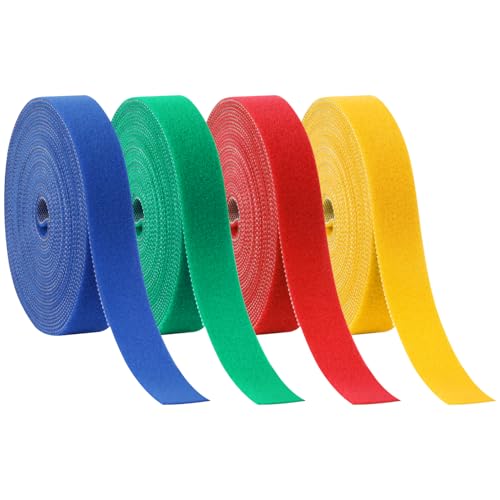 Aunifun Teppichmarkierungsstreifen für Klassenzimmer, Teppichstreifen für Schulbedarf, Nylon, wiederverwendbare Kabelbinder, Klettverschluss, 4 Rollen Aunifun Teppichmarkierungsstreifen für Klassenzimmer, Teppichstreifen für Schulbedarf, Nylon, wiederverwendbare Kabelbinder, Klettverschluss, 4 Rollen von Aunifun