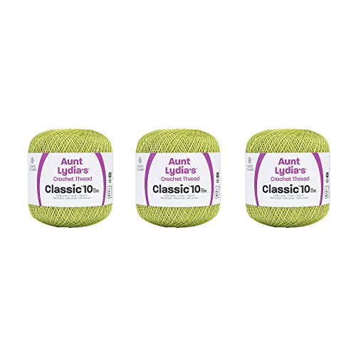 Aunt Lydia 154.0397P03 Klassisch Garn, Baumwolle, Wasabi, 3 Pack Aunt Lydia 154.0397P03 Klassisch Garn, Baumwolle, Wasabi, 3 Pack von Aunt Lydia's