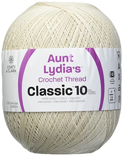 Aunt Lydia Häkelgarn, Baumwolle, Jumbo-Garn, 1 Packung, Natur Aunt Lydia Häkelgarn, Baumwolle, Jumbo-Garn, 1 Packung, Natur von Aunt Lydia's