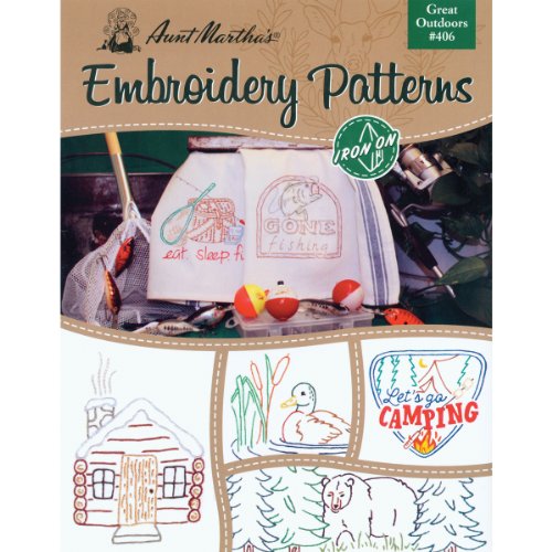 Aunt Martha's 406 Great Outdoors Stickerei-Set mit Transfermuster Aunt Martha's 406 Great Outdoors Stickerei-Set mit Transfermuster von Aunt Martha's