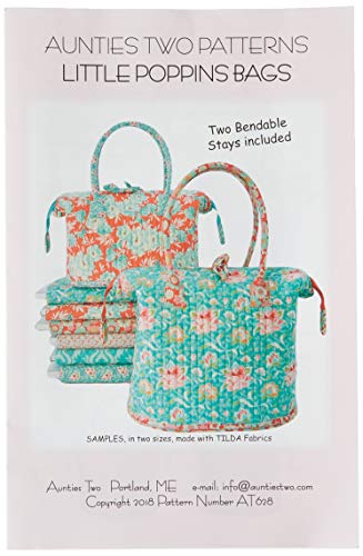 Aunties Two Schnittmuster für kleine Taschen mit zwei Taschen für 2 Taschen Aunties Two Schnittmuster für kleine Taschen mit zwei Taschen für 2 Taschen von Aunties Two