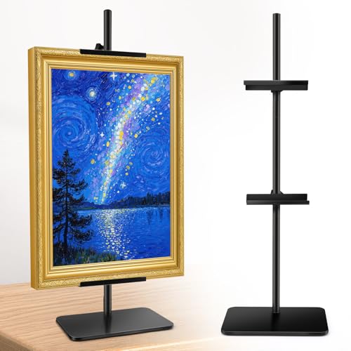 AuntyFey 73,7 cm verstellbarer Tisch-Staffelei-Ständer für Bilderrahmen, Ständer für Ausstellung, verstellbar für Staffelei bis zu 73,7 cm Höhe, Metall, verstellbare Kunststaffelei Tischplatte für AuntyFey 73,7 cm verstellbarer Tisch-Staffelei-Ständer für Bilderrahmen, Ständer für Ausstellung, verstellbar für Staffelei bis zu 73,7 cm Höhe, Metall, verstellbare Kunststaffelei Tischplatte für von AuntyFey