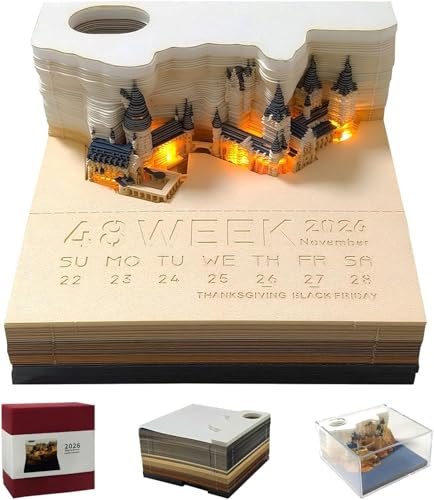 3D Notizblöcke Kalender 2026 von AuoiliouA