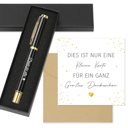 Aurasky Dankeschön Geschenke, Kugelschreiber mit Gravur, Dankeskarten und Geschenkbox, Danke für Alles, Abschiedsgeschenk für Familie Freunde Kollegen Lehrer Aurasky Dankeschön Geschenke, Kugelschreiber mit Gravur, Dankeskarten und Geschenkbox, Danke für Alles, Abschiedsgeschenk für Familie Freunde Kollegen Lehrer von Aurasky
