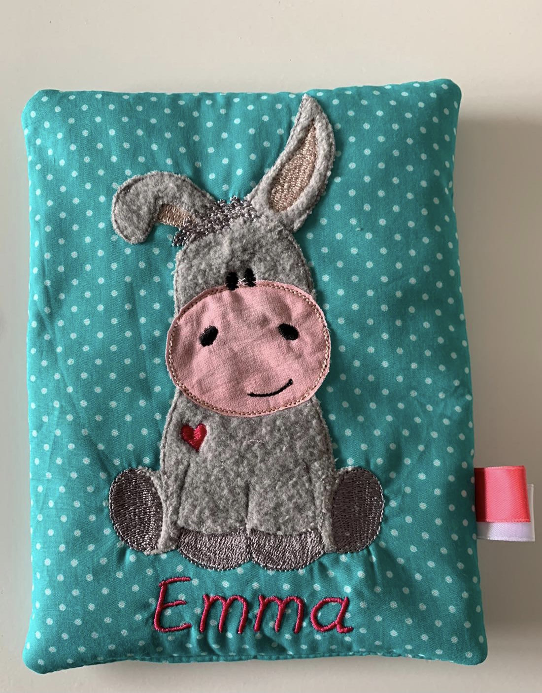 Körnerkissen Mit Appliziertem Esel Türkis Punkte Personalisiertes Geschenkgeschenk Zur Geburtgeschenk Taufe Wärmekissen Körnerkissen Mit Appliziertem Esel Türkis Punkte Personalisiertes Geschenkgeschenk Zur Geburtgeschenk Taufe Wärmekissen von AureaArtisShop