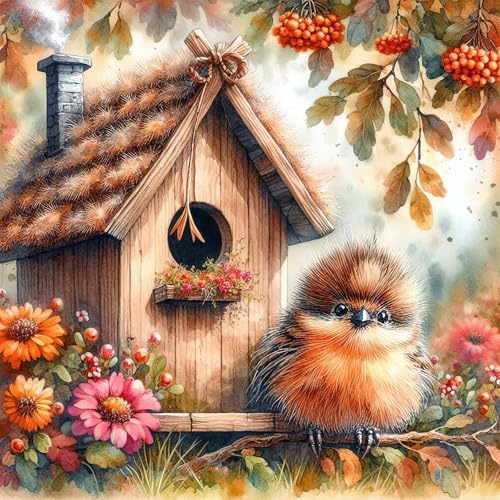 Auremi Herbst Diamond Painting Erwachsene, 5D Diamant Painting Bilder Erwachsene, DIY Vogel Diamond Painting Bilder Diamant Malerei Set für Wanddekoration 30x30cm Auremi Herbst Diamond Painting Erwachsene, 5D Diamant Painting Bilder Erwachsene, DIY Vogel Diamond Painting Bilder Diamant Malerei Set für Wanddekoration 30x30cm von Auremi