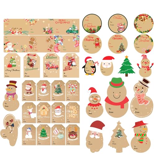 104pcs Weihnachtslabel Selbstkleber Wickeletikett Weihnachtsname Aufkleber Für Umschläge Karten Karten Weihnachtsdekoration 104pcs Weihnachtslabel Selbstkleber Wickeletikett Weihnachtsname Aufkleber Für Umschläge Karten Karten Weihnachtsdekoration von Aurgiarme