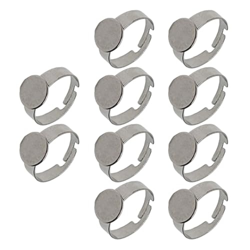10pcs Verstellbare Edelstahlringe Basen Edelstahl Verstellbare Ringe Basen Für Schmuckbegeisterte 10pcs Verstellbare Edelstahlringe Basen Edelstahl Verstellbare Ringe Basen Für Schmuckbegeisterte von Aurgiarme