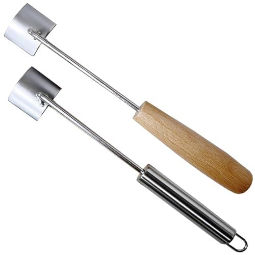 Aurgiarme 2pcs Edelstahl Mais Kernel Stripper Mit Hölzernen Griffwerkzeug Für Küchen Ergonomische Designs Entferner Für Zuhause Und Restaurant von Aurgiarme