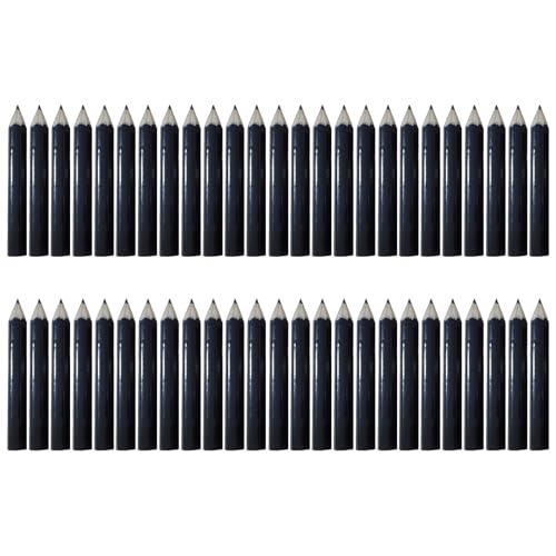 Aurgiarme 50pcs 2.4 Kurzer Bleistiftkaumen Für Künstlerstudent Kinder Bequeme Griffholzstift Für Kunstzeichnung Skizzieren von Aurgiarme